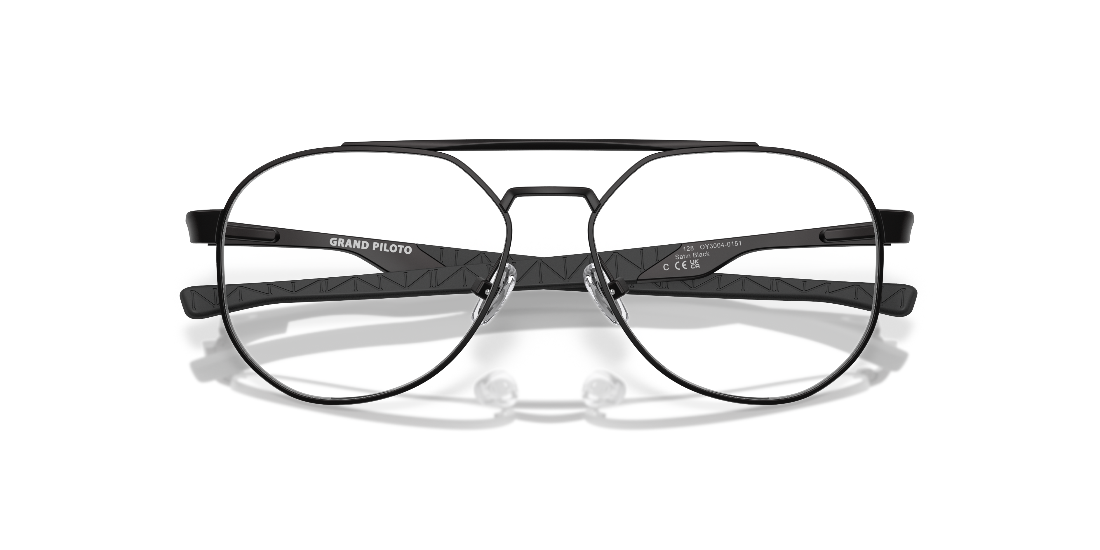 Oakley OY3004 Grand Piloto (Youth Fit) Pilot Kids Eyeglasses - Satin Black