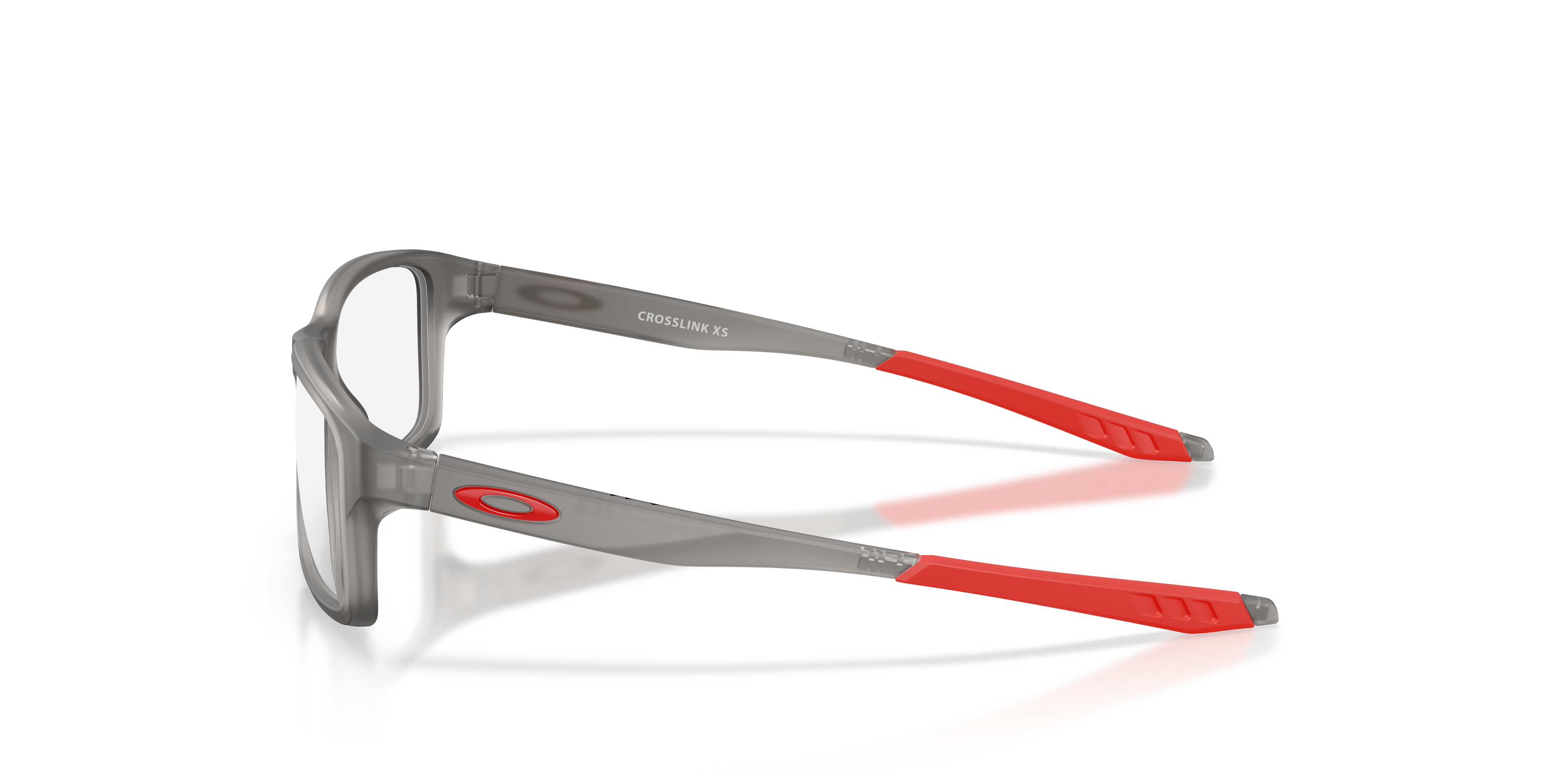 Oakley OY8002 Crosslink XS (Youth Fit) Square Kids Eyeglasses - Satin Grey Smoke