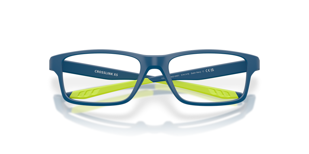 Oakley OY8002 Crosslink XS (Youth Fit) Square Kids Eyeglasses - Satin Grey Smoke