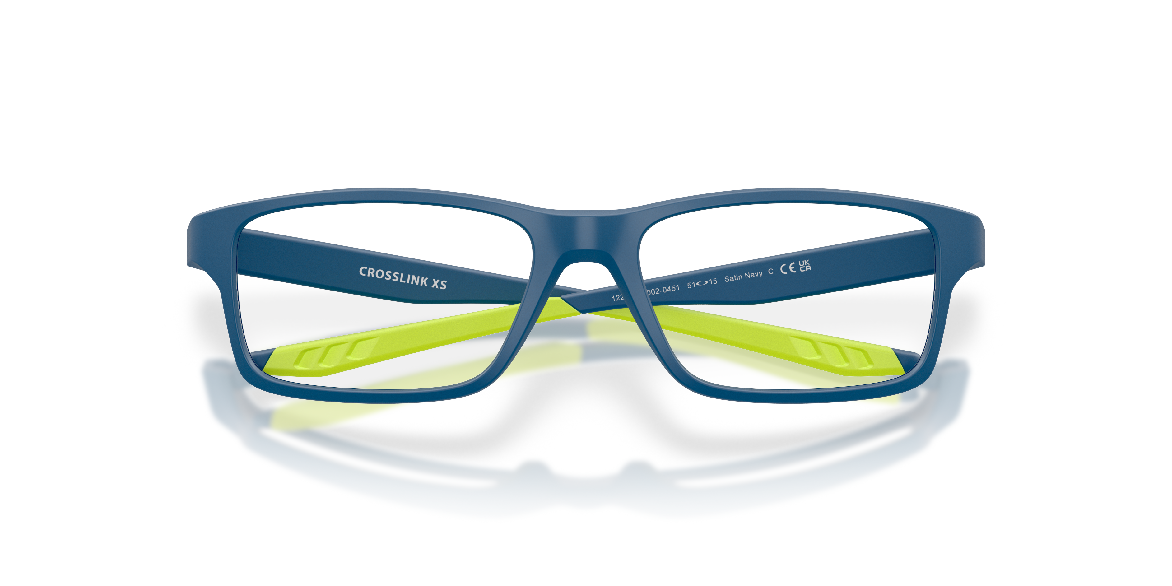 Oakley OY8002 Crosslink XS (Youth Fit) Square Kids Eyeglasses - Satin Grey Smoke