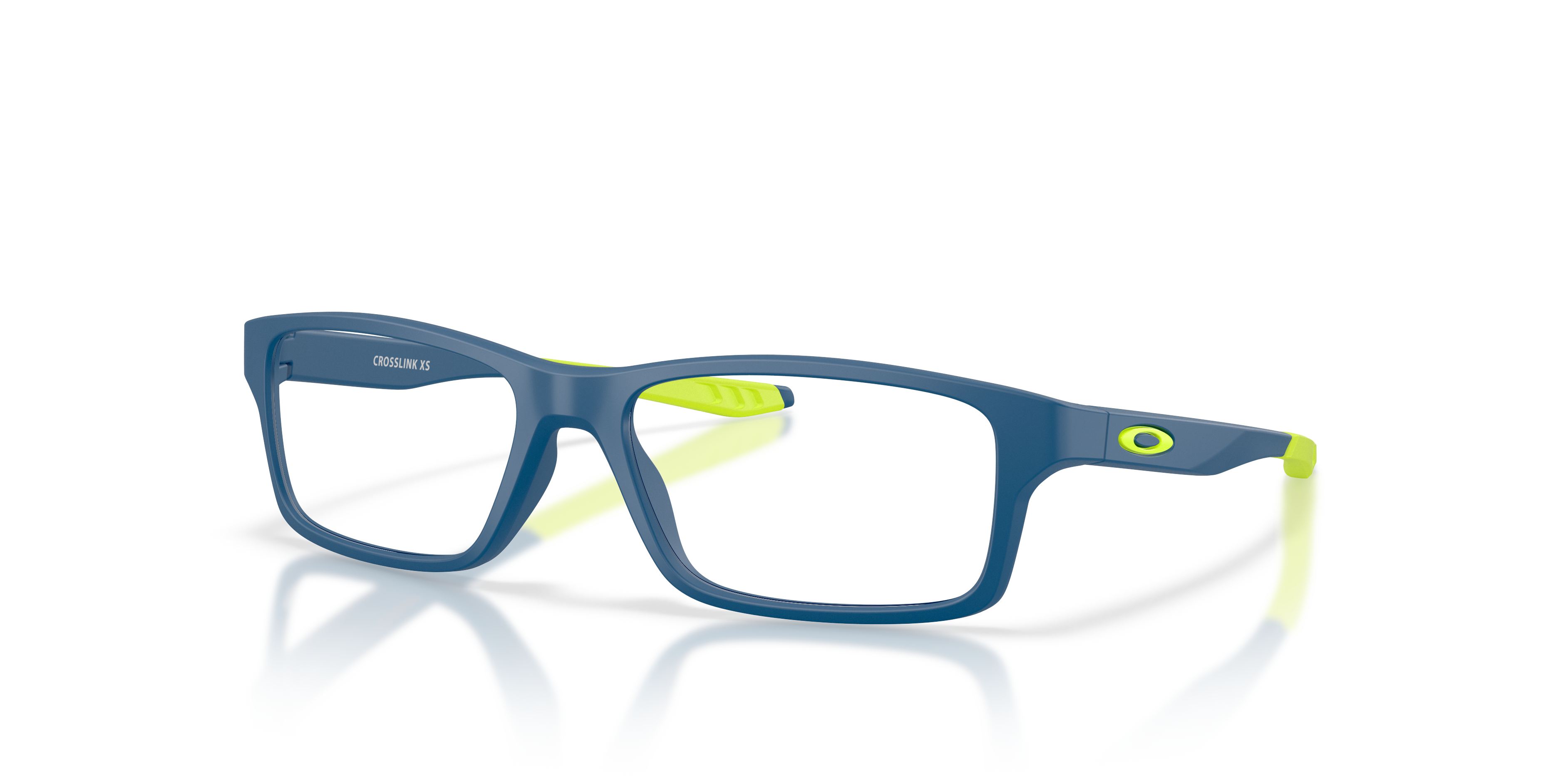 Oakley OY8002 Crosslink XS (Youth Fit) Square Kids Eyeglasses - Satin Grey Smoke