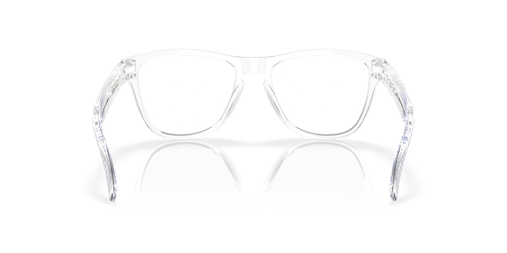 Oakley OY8009 Kylian Mbappé Signature Series Frogskins XS (Youth Fit) Round Kids Eyeglasses - Polished Clear