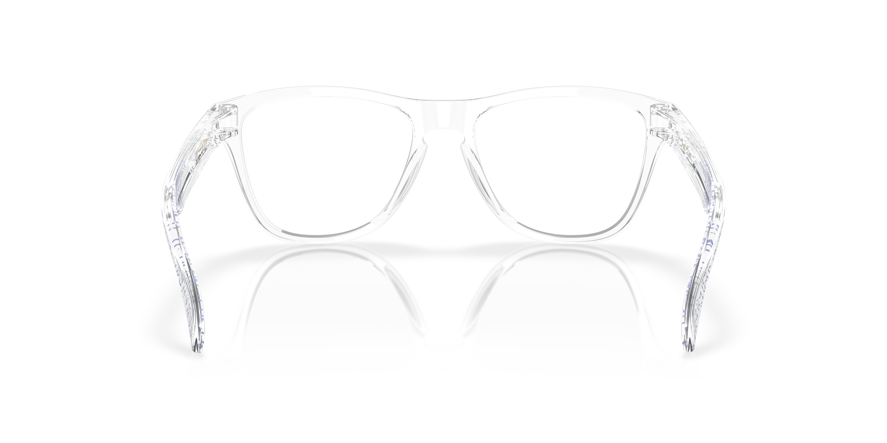 Oakley OY8009 Kylian Mbappé Signature Series Frogskins XS (Youth Fit) Round Kids Eyeglasses - Polished Clear