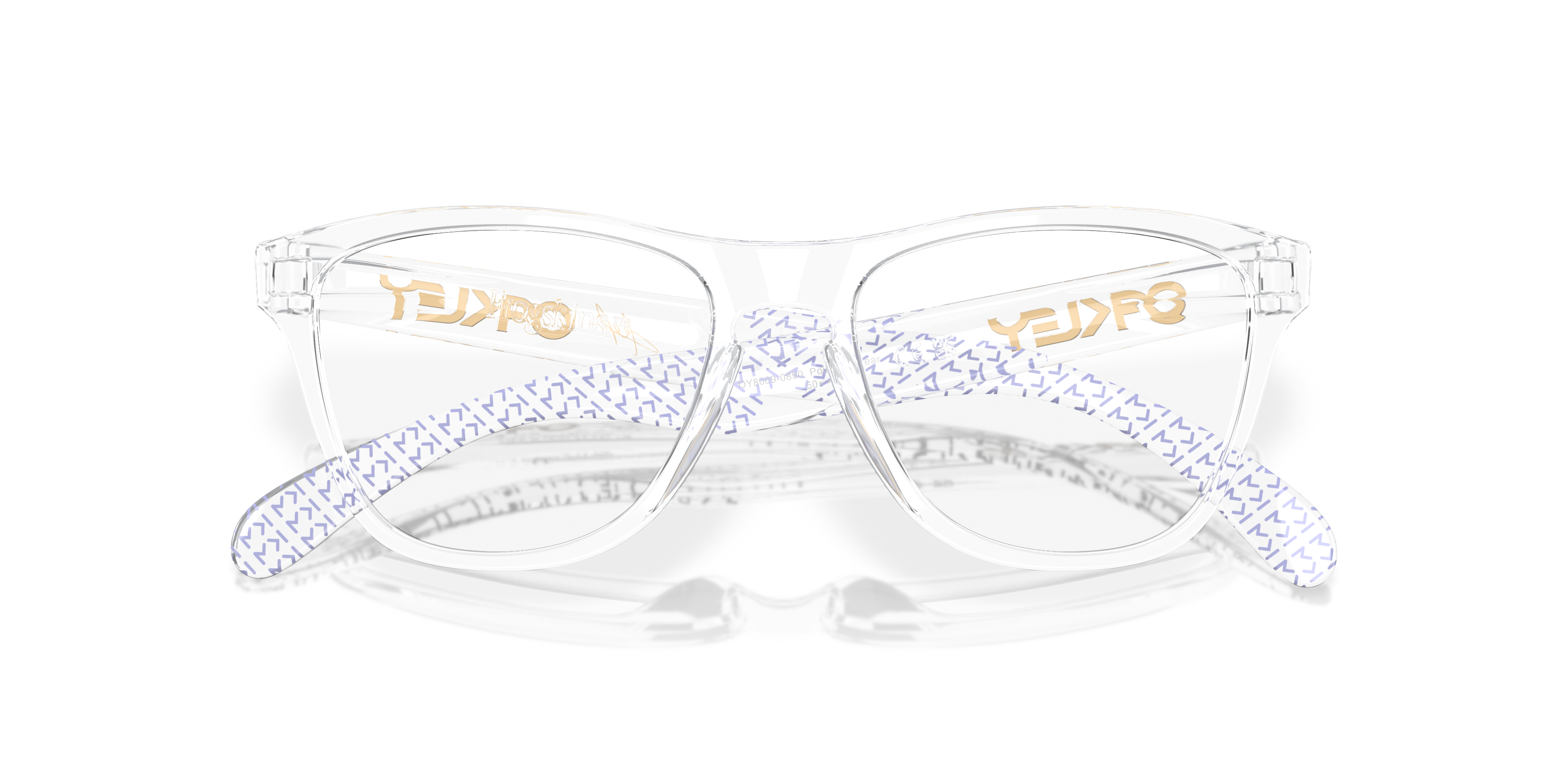 Oakley OY8009 Kylian Mbappé Signature Series Frogskins XS (Youth Fit) Round Kids Eyeglasses - Polished Clear