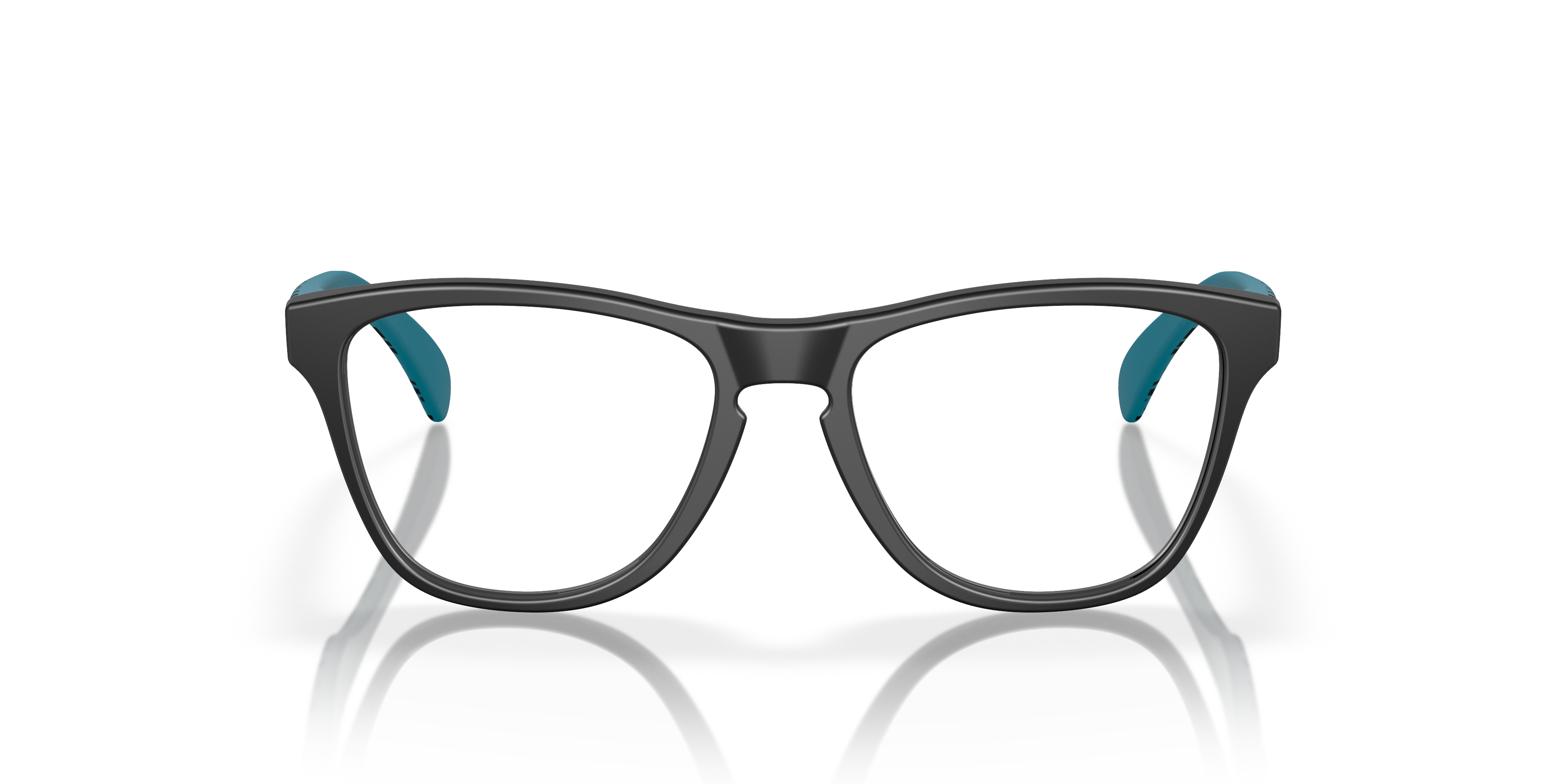 Oakley OY8009 Frogskins XS (Youth Fit) Round Kids Eyeglasses - Matte Black
