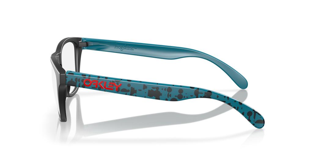 Oakley OY8009 Frogskins XS (Youth Fit) Round Kids Eyeglasses - Matte Black