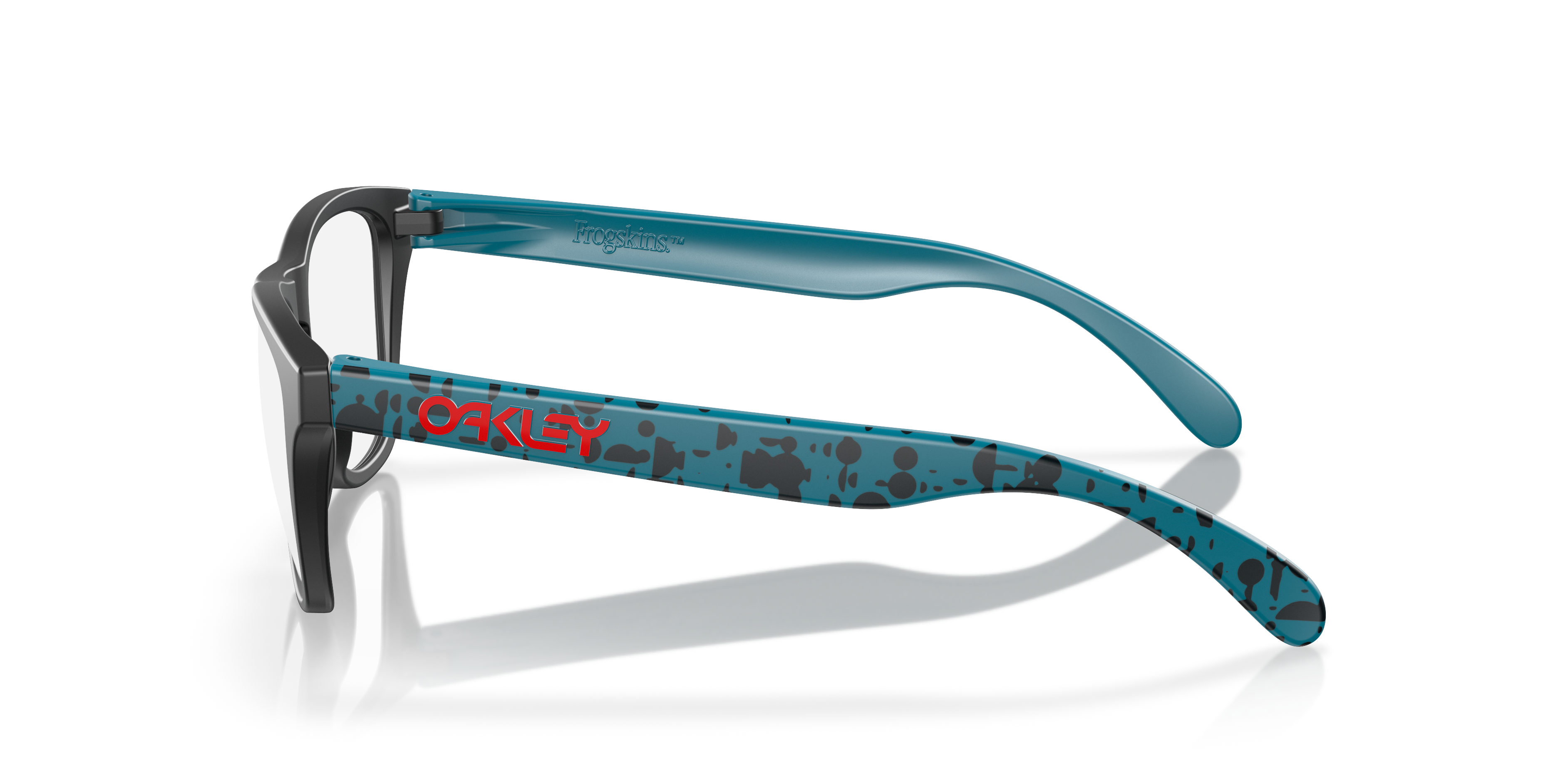 Oakley OY8009 Frogskins XS (Youth Fit) Round Kids Eyeglasses - Matte Black