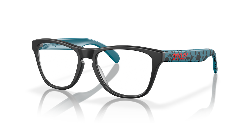 Oakley OY8009 Frogskins XS (Youth Fit) Round Kids Eyeglasses - Matte Black