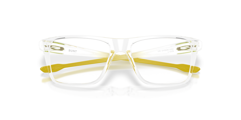 Oakley OY8026 Bunt (Youth Fit) Rectangle Kids Eyeglasses - Polished Clear