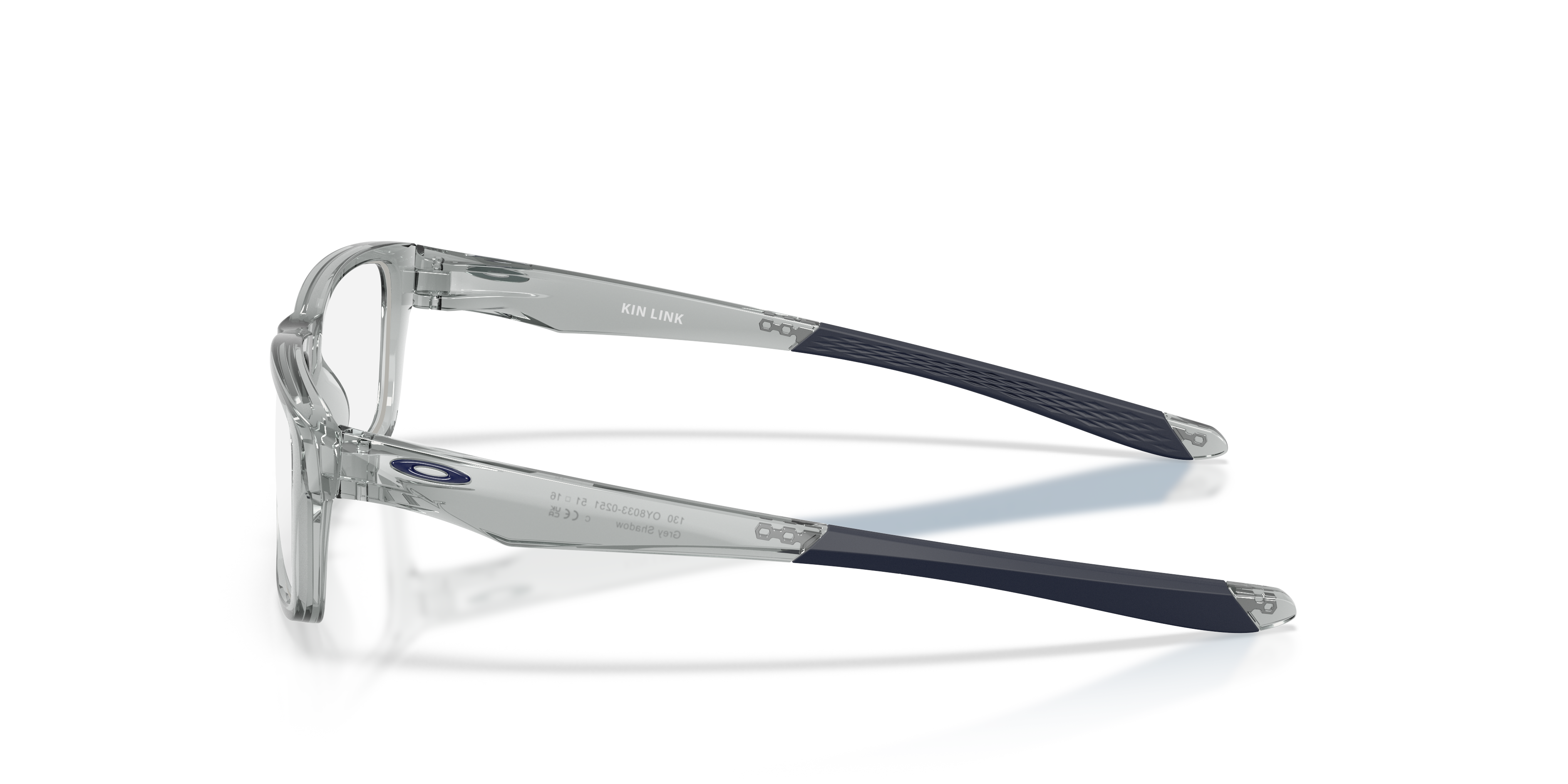 Oakley OY8033 Kin Link Rectangle Kids Eyeglasses - Transparent Abyss