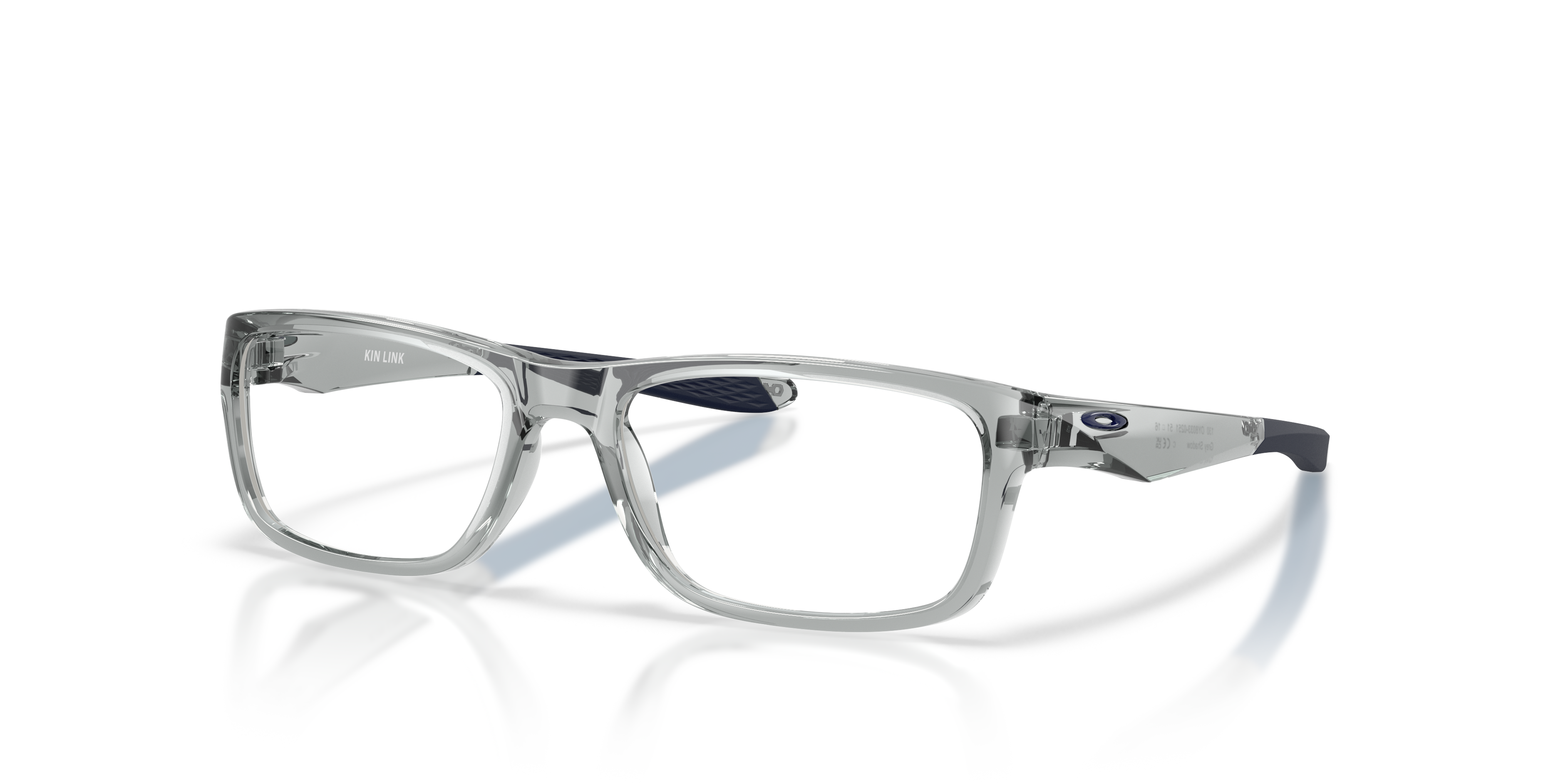 Oakley OY8033 Kin Link Rectangle Kids Eyeglasses - Grey Shadow