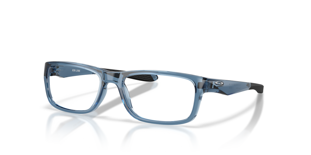 Oakley OY8033 Kin Link Rectangle Kids Eyeglasses - Transparent Abyss