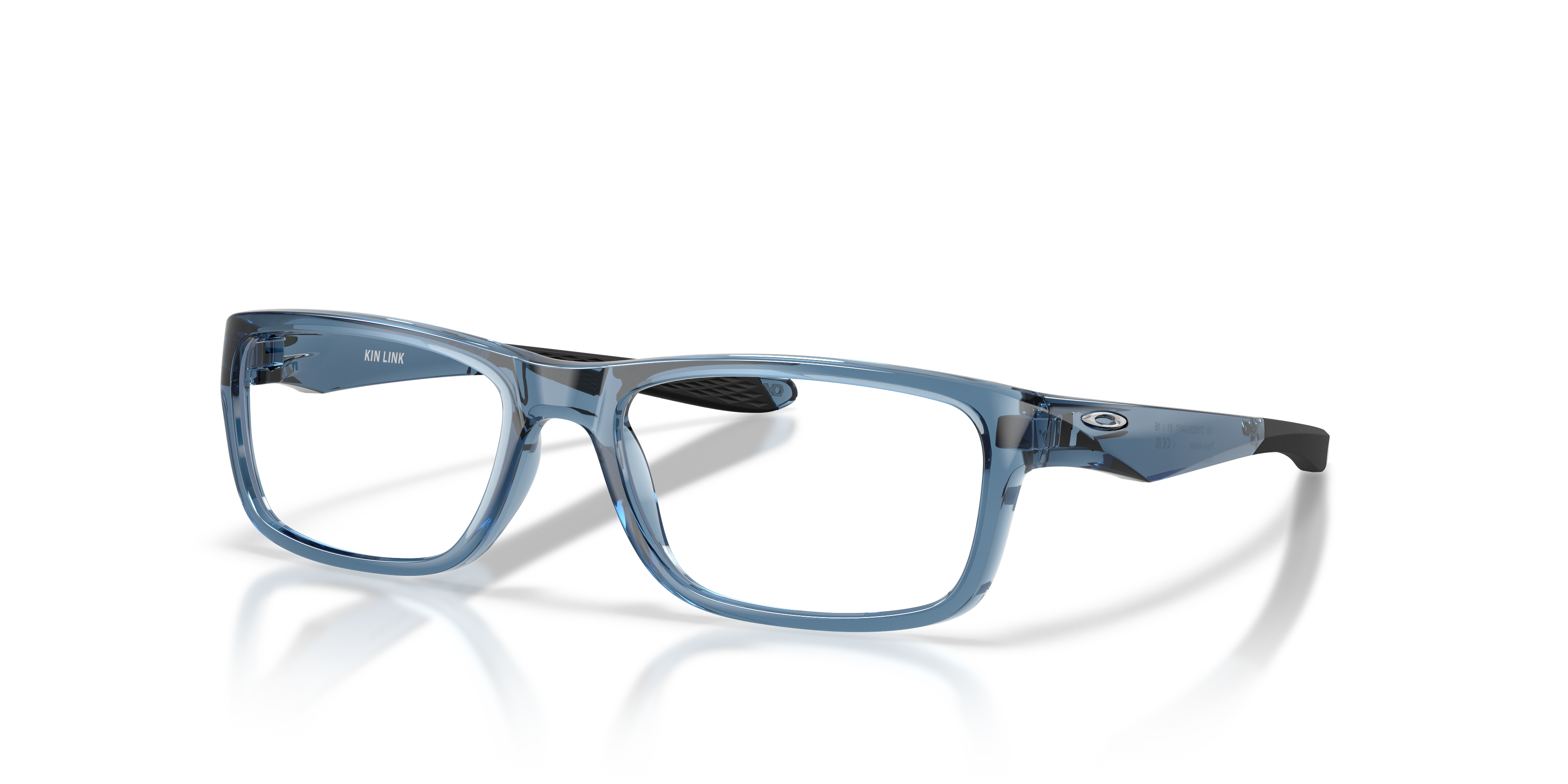 Oakley OY8033 Kin Link Rectangle Kids Eyeglasses - Transparent Abyss